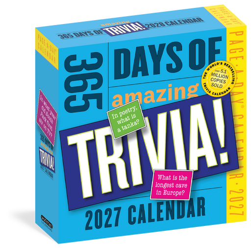 365 Days of Amazing Trivia 2027 Page-A-Day Calendar