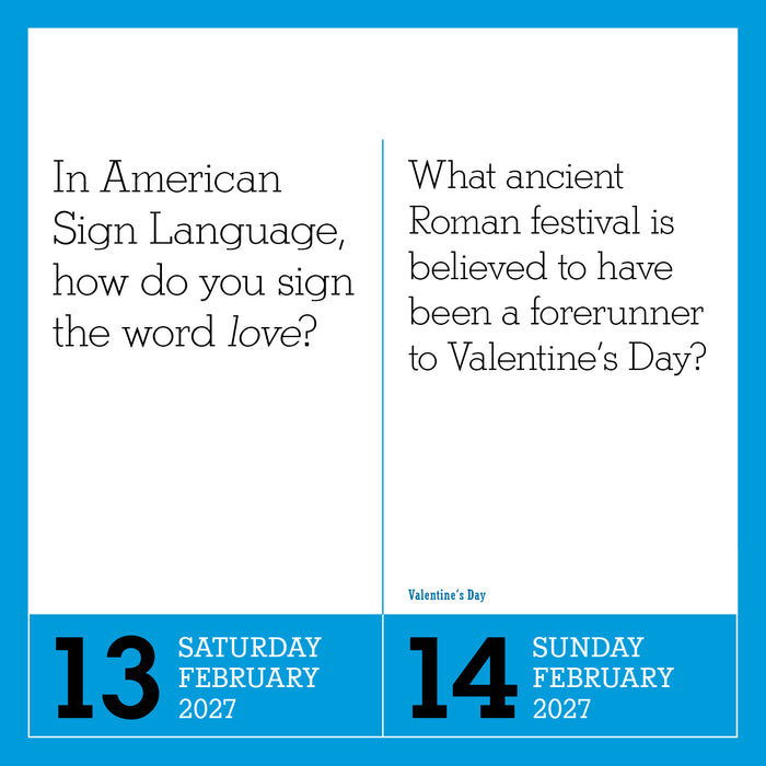 365 Days of Amazing Trivia 2027 Page-A-Day Calendar