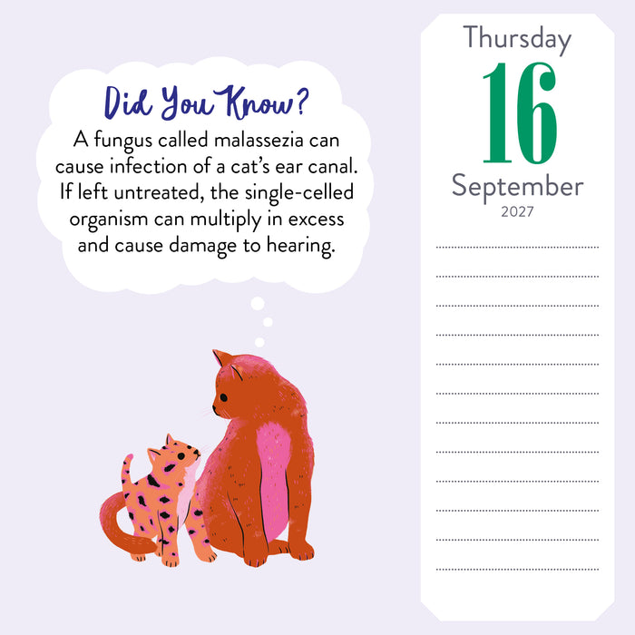 Cat Trivia 2027 Page-A-Day Calendar