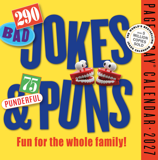 290 Bad Jokes and 75 Punderful 2027 Page-A-Day Calendar