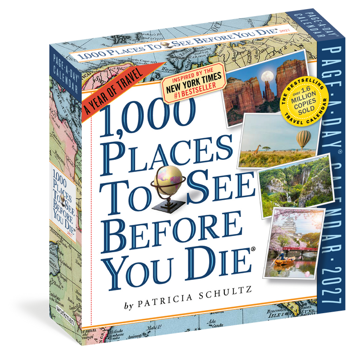1000 Places to See Before You Die 2027 Page-A-Day Calendar