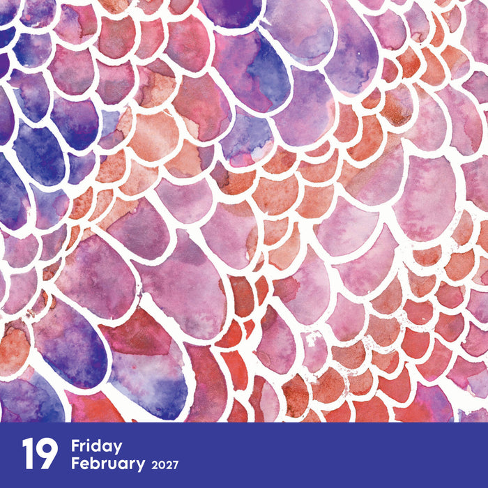Reverse Coloring 2027 Page-A-Day Calendar (Online Exclusive)