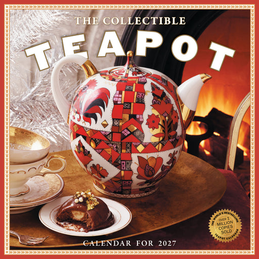 Collectible Teapot 2027 Square Wall Calendar