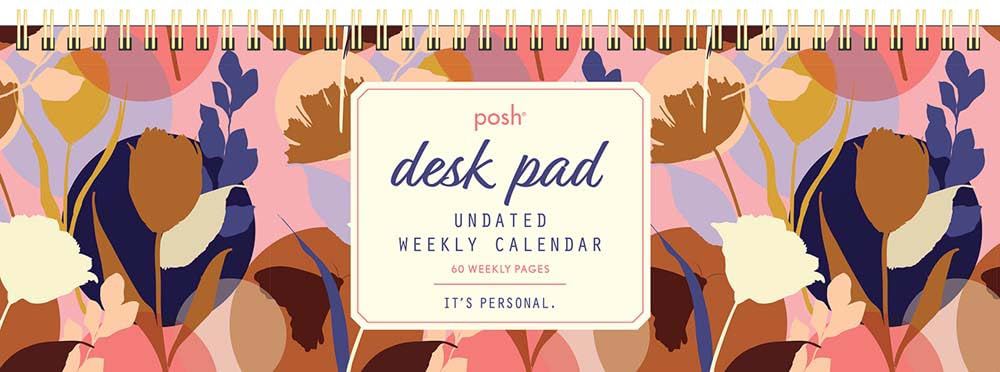 2024 Posh: Undated Weekly Desk Easel Calendar