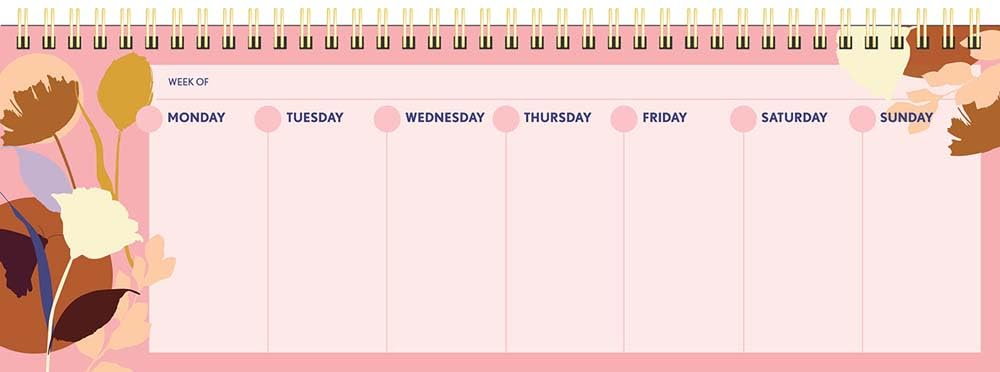 2024 Posh: Undated Weekly Desk Easel Calendar