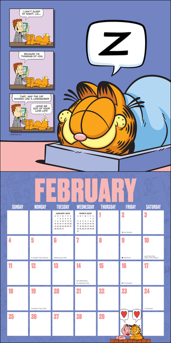 2024 Garfield Wall Calendar