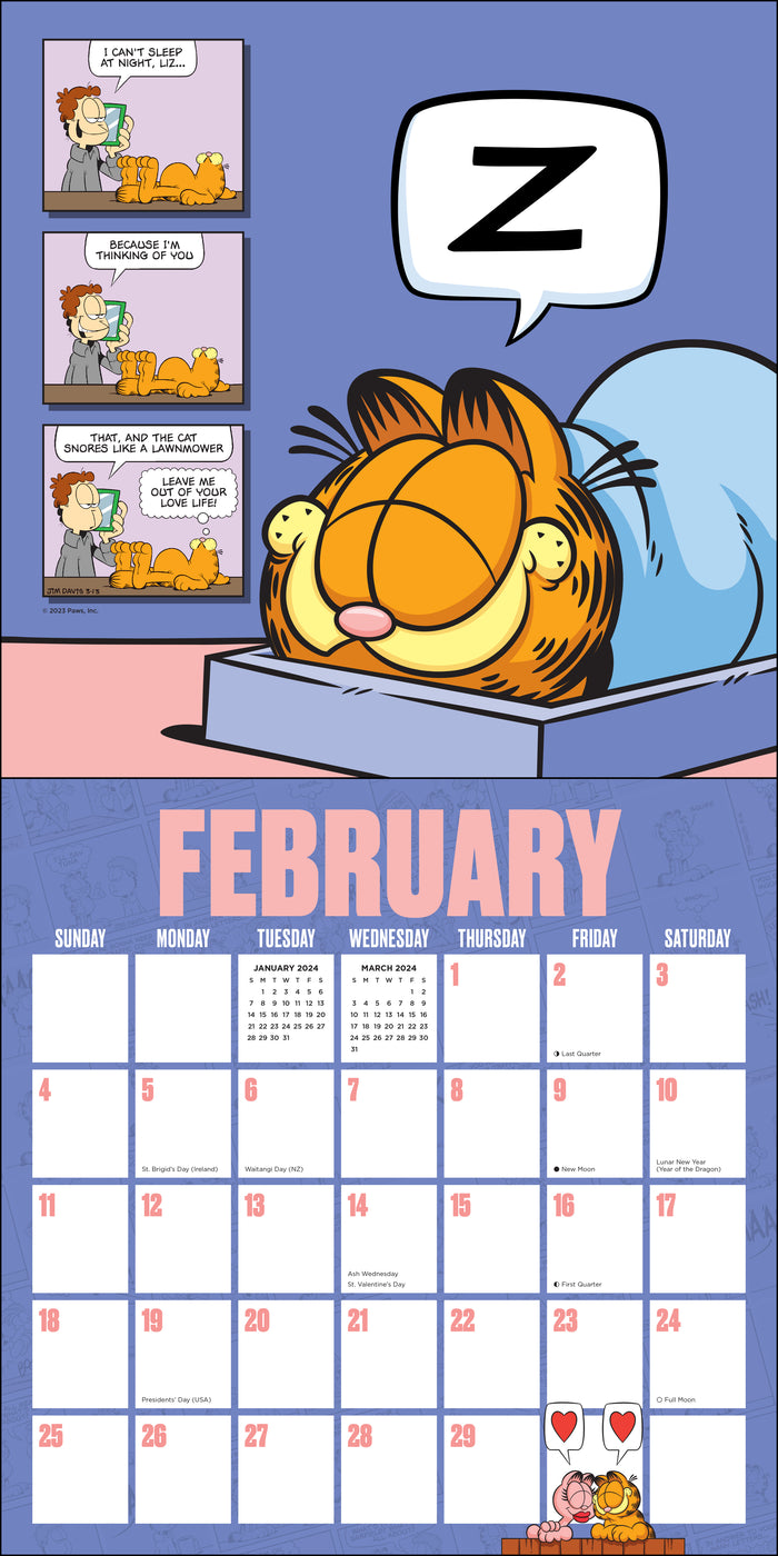 2024 Garfield Wall Calendar — Calendar Club