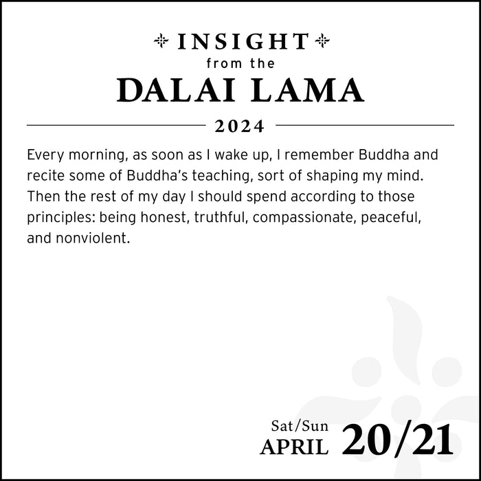 2024 Insight from the Dalai Lama Page-A-Day