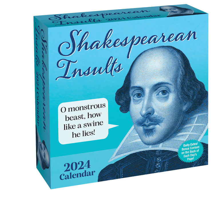2024 Shakespearean Insults Page-A-Day