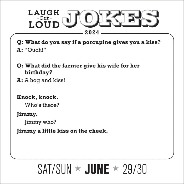 2024 Laugh-Out-Loud Jokes Page-A-Day