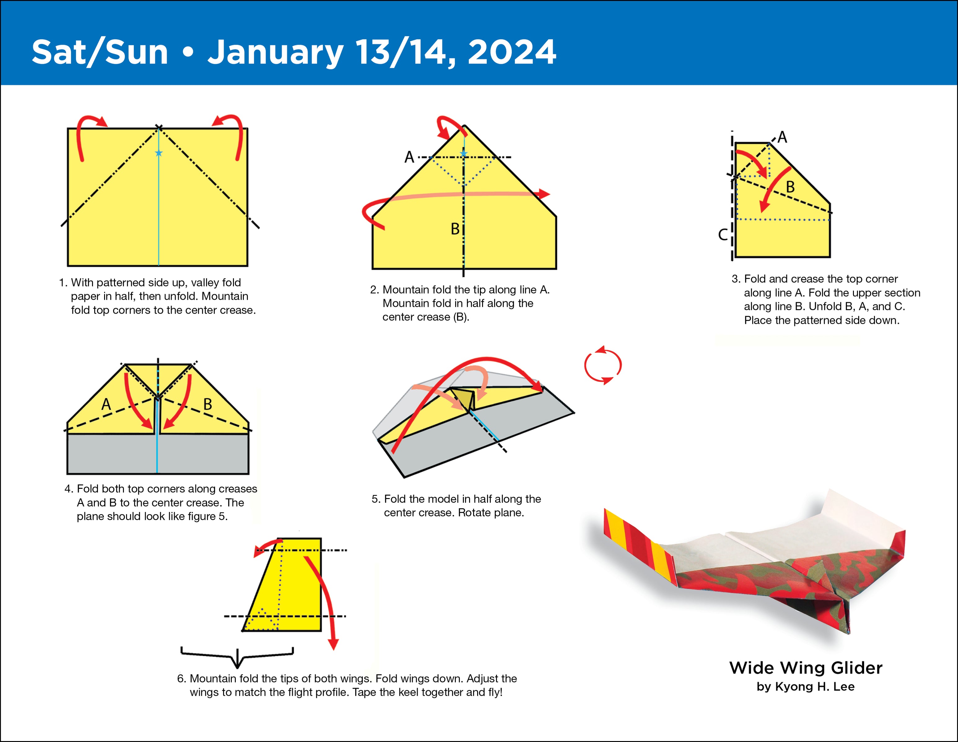 2024 Paper Airplane Page-A-Day — Calendar Club