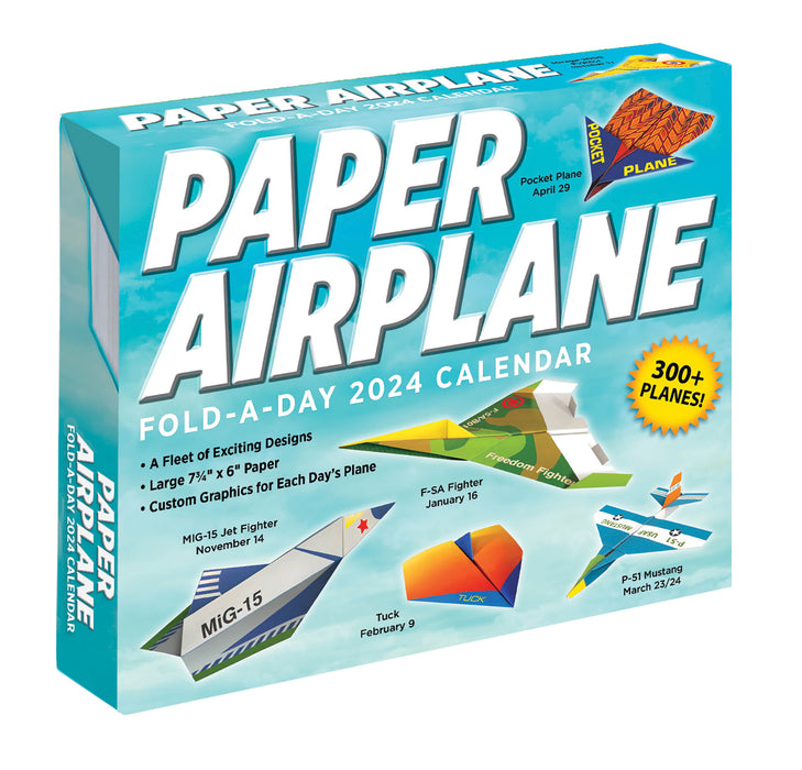2024 Paper Airplane Page-A-Day