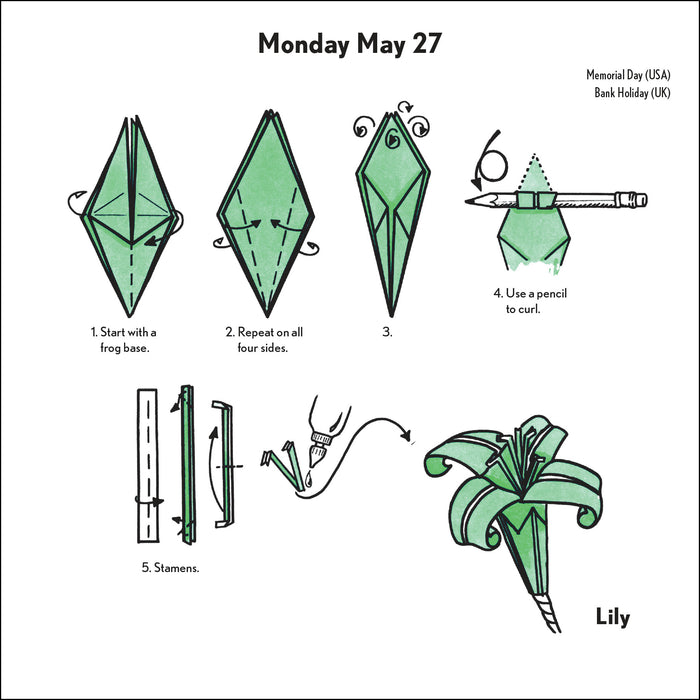 2024 Easy Origami Page-A-Day