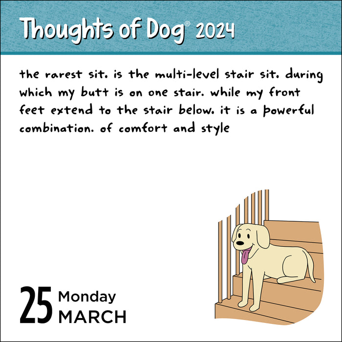 2024 Thoughts of Dog Page-A-Day