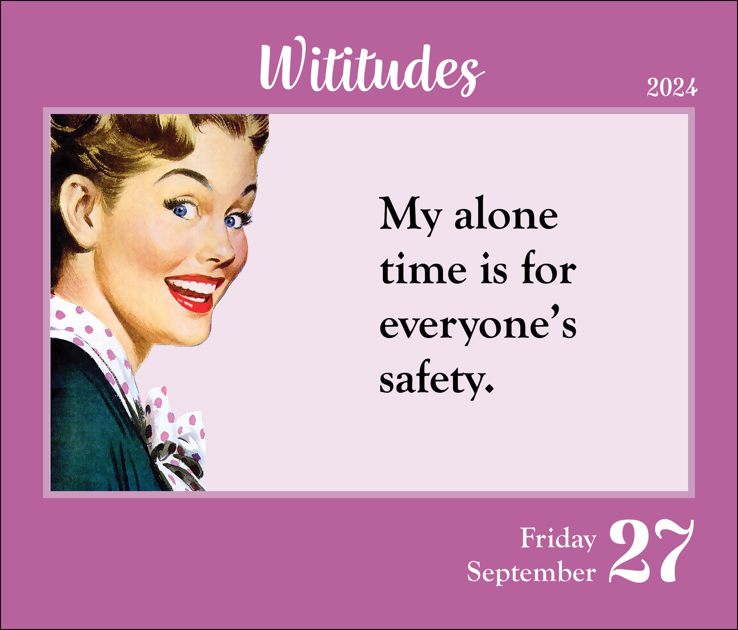 2024 Wititudes Page A Day Calendar Club