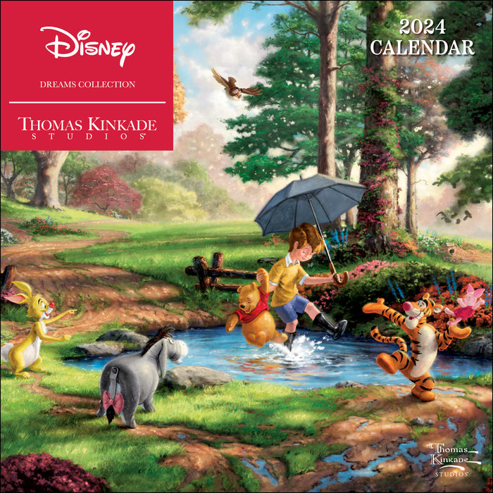 2024 Disney Dreams Collection by Thomas Kinkade Studios Mini Wall Calendar