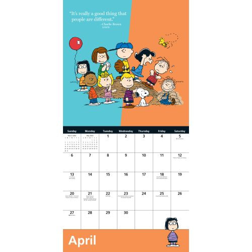 2025 Peanuts Wall Calendar