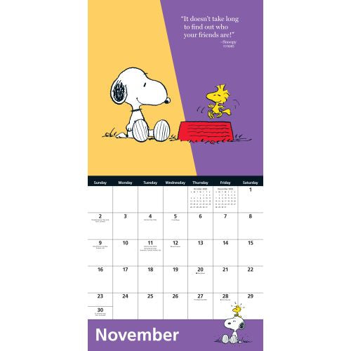 2025 Peanuts Wall Calendar