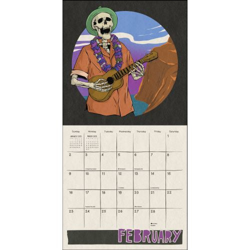 2025 Death Takes a Holiday Wall Calendar