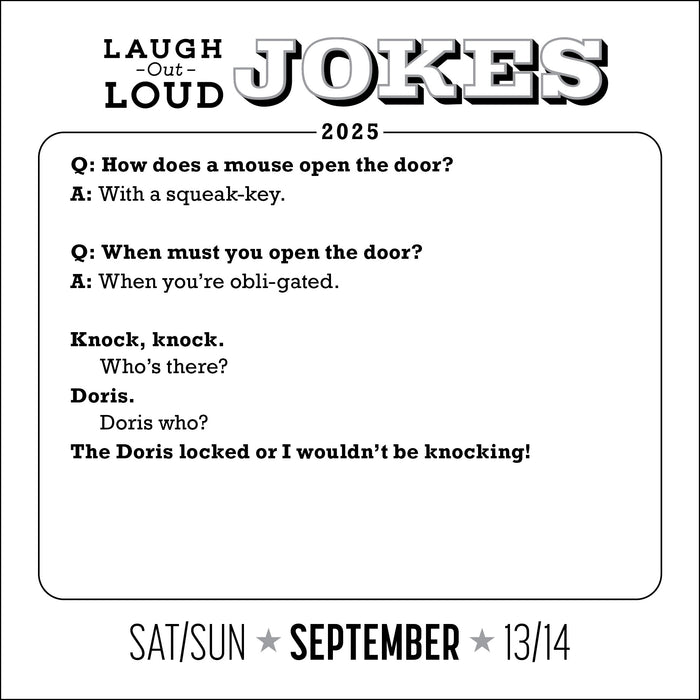 2025 Laugh-Out-Loud Jokes Page-A-Day Calendar