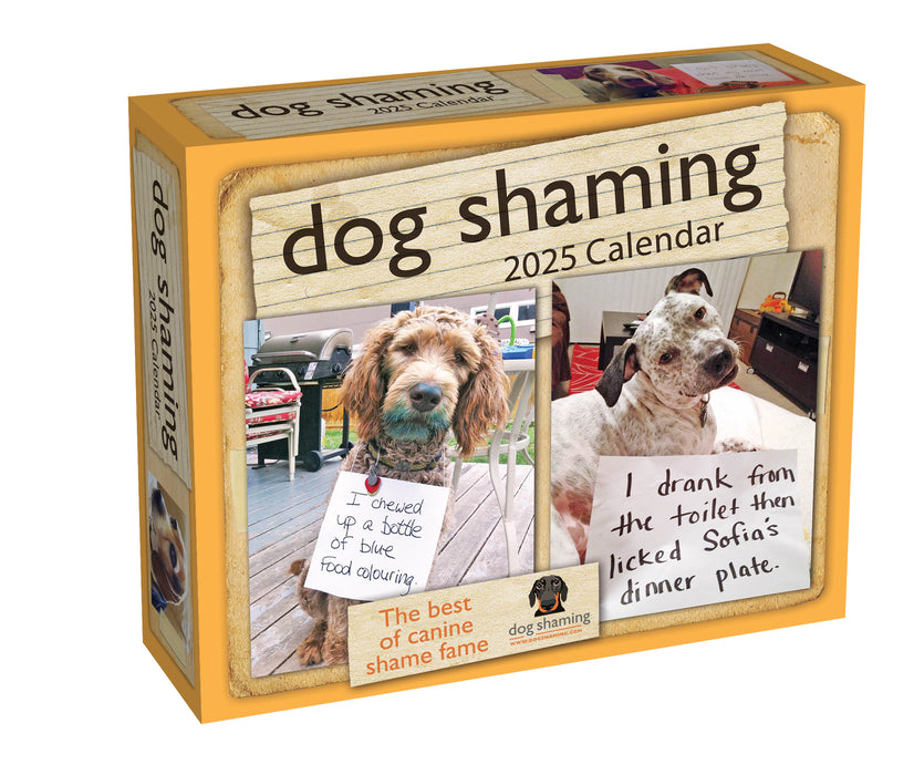 2025 Dog Shaming Page-A-Day Calendar