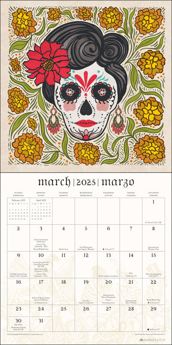 2025 Day of the Dead Wall Calendar