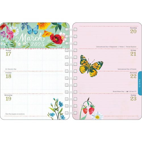 2025 Find Me in the Flowers by Katie Daisy Weekly/Monthly Diary