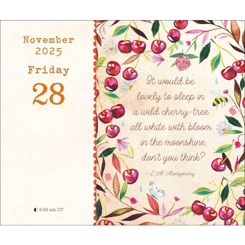 2025 Just Bloom by Katie Daisy Page-A-Day Calendar