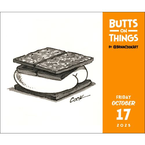 2025 Butts on Things Page-A-Day Calendar
