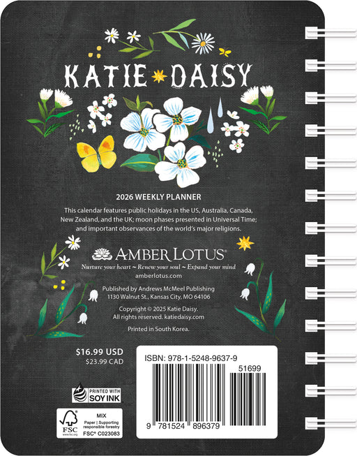 Katie Daisy 2026 Weekly Diary