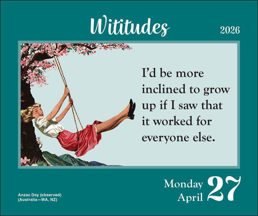 Wititudes 2026 Page-A-Day Calendar