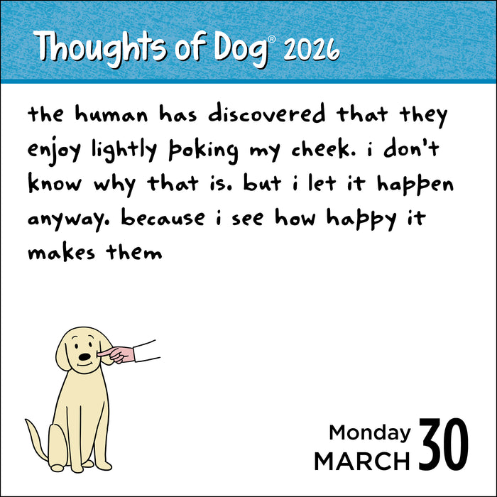 Thoughts of Dog 2026 Page-A-Day Calendar