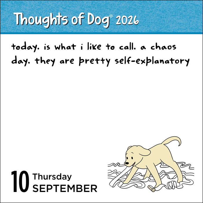 Thoughts of Dog 2026 Page-A-Day Calendar