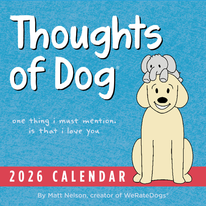 Thoughts of Dog 2026 Page-A-Day Calendar