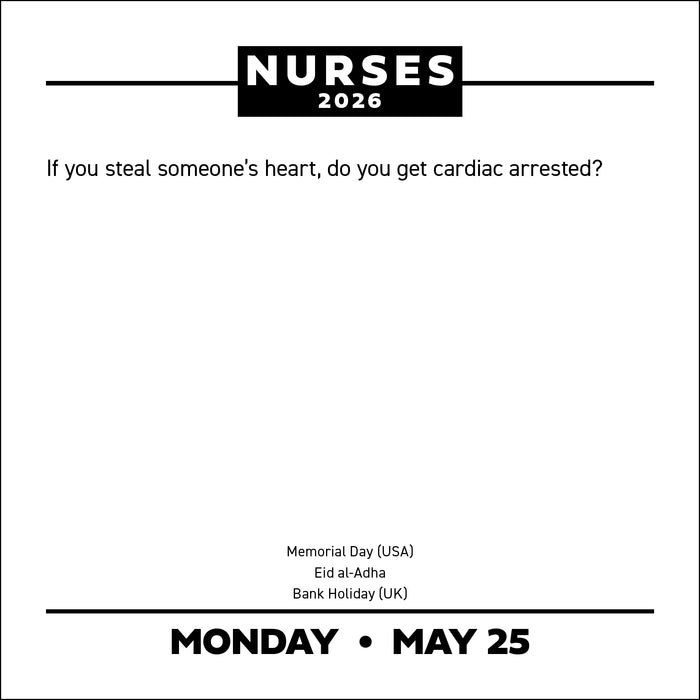 Nurses 2026 Page-A-Day Calendar