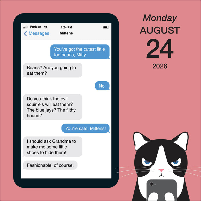 Texts from Mittens the Cat 2026 Page-A-Day Calendar