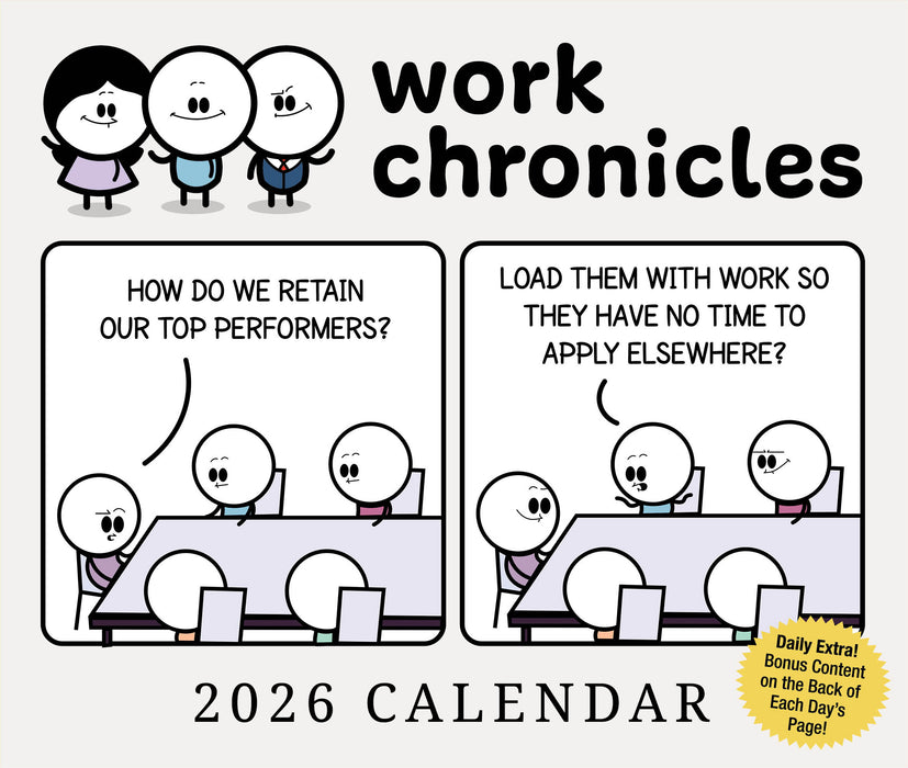 Work Chronicles 2026 Page-A-Day Calendar
