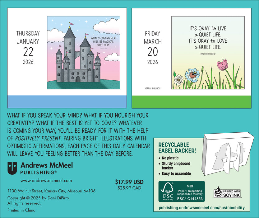 Positively Present 2026 Page-A-Day Calendar