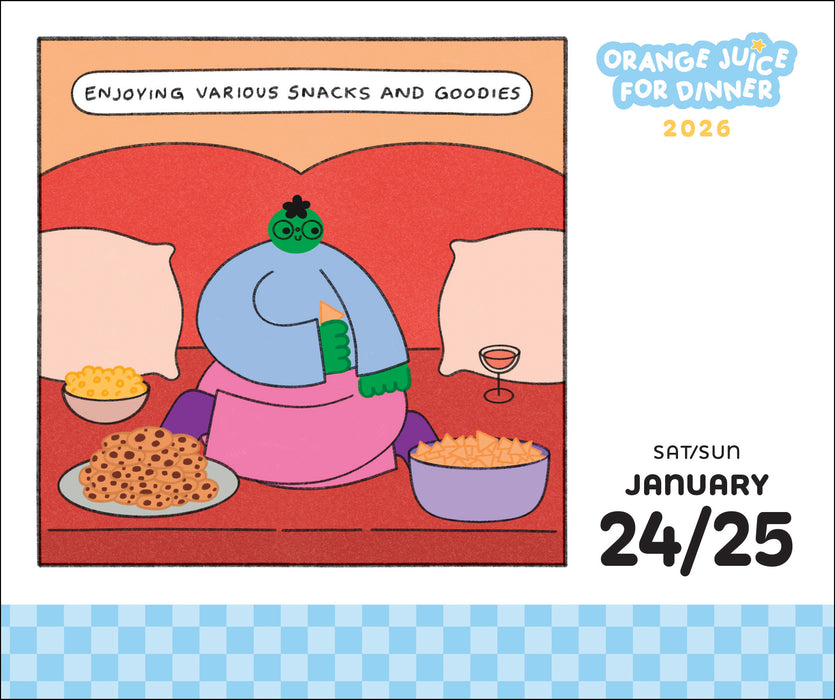 Orange Juice for Dinner - Feeling The Goodness Everywhere I Go 2026 Page-A-Day Calendar