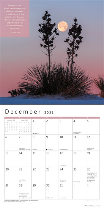 Power of Now 2026 Square Wall Calendar (Online Exclusive)