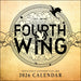 Fourth Wing Licensed Fan Art 2026 Square Wall Calendar