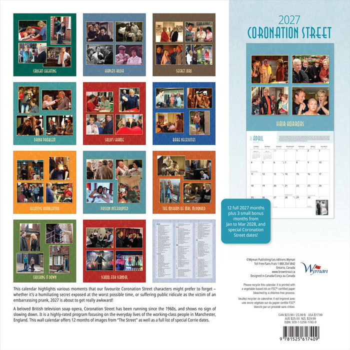 Coronation 2027 Square Wall Calendar
