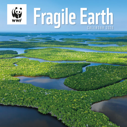 WWF Fragile Earth 2026 Square Wall Calendar