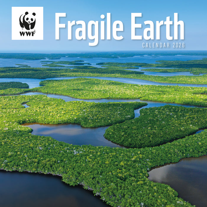 WWF Fragile Earth 2026 Square Wall Calendar