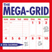 Mega Grid 2026 Square Wall Calendar