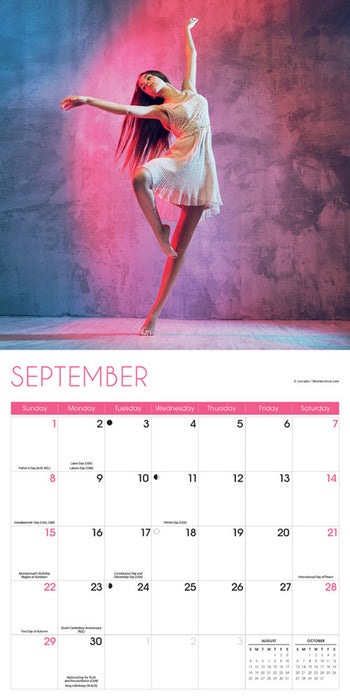 2024 Ballet Wall Calendar