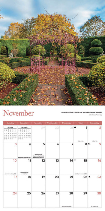 2024 Country Gardens Wall Calendar
