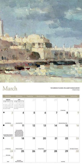 2024 Impressionist Wall Calendar