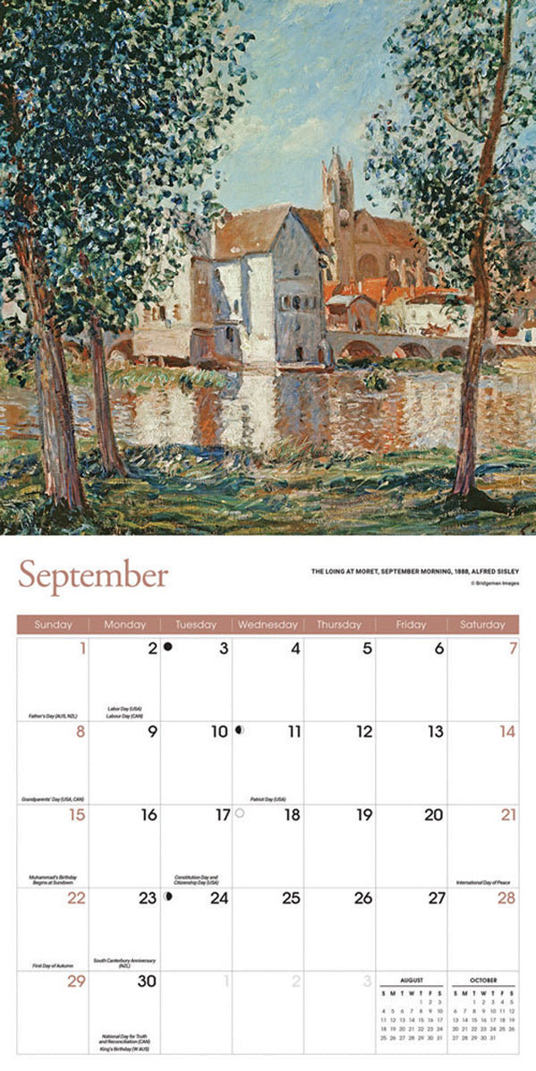 2024 Impressionist Wall Calendar Calendar Club 2024 Impressionist Wall Calendar Calendar Club