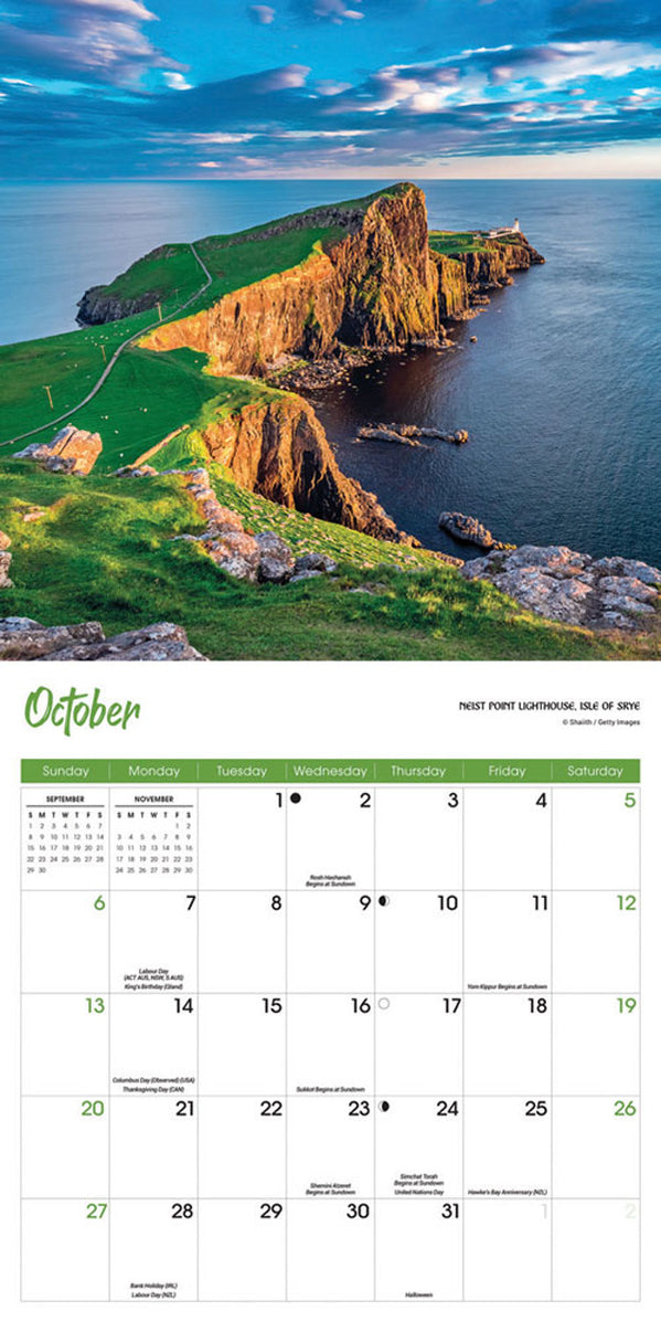 2024 Scotland Wall Calendar — Calendar Club